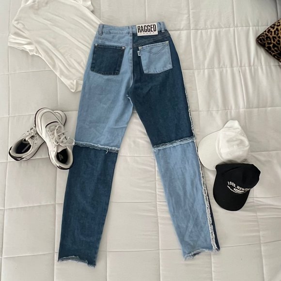 HIGH RISE STRAIGHT JEANS - Picture 4 of 7